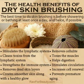 Dry skin brushing - the benefits